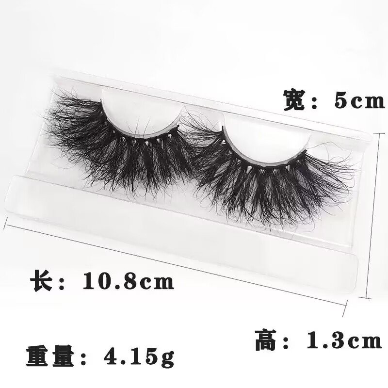 Cross-border 3D mink false eyelashes ,thick and crossed naturally lashes